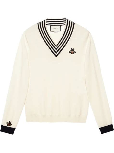 gucci bee knit|Gucci knitwear.